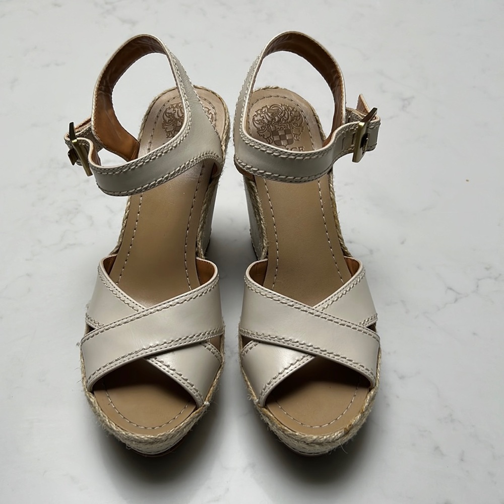 Vince Camuto Tan Wedges